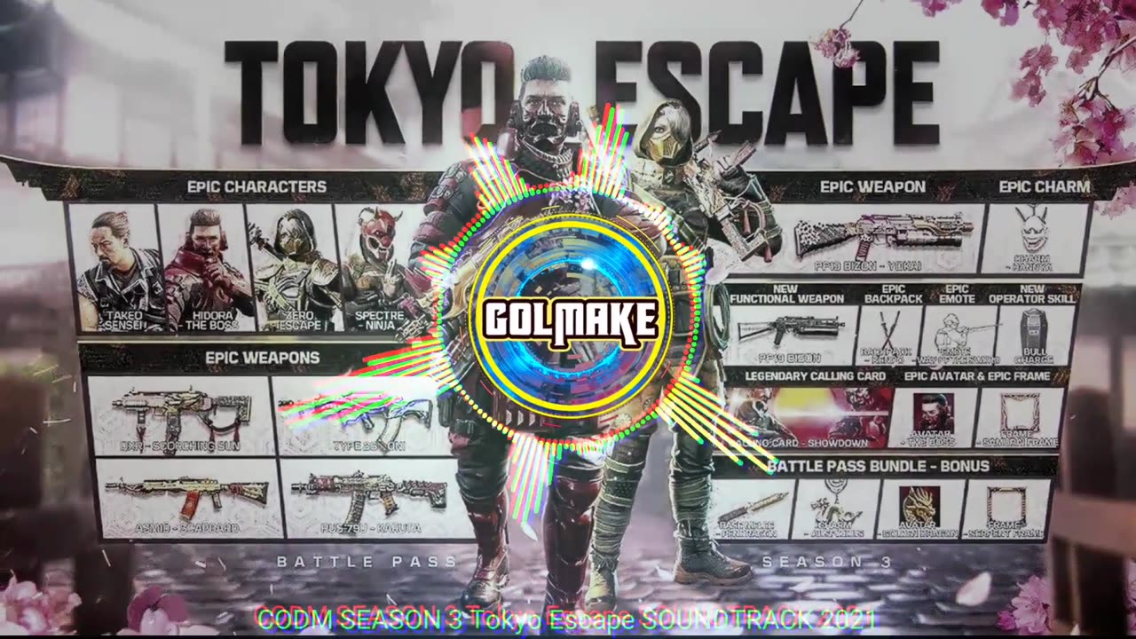 CALL OF DUTY MOBILE - SEASON 3 - Tokyo Escape - SOUNDTRACK - 2021 - CODM