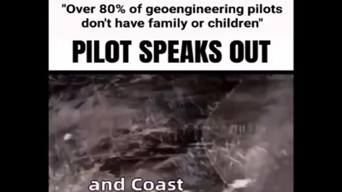 Another whistleblower Pilot speaks out about the Global Geo-Engineering programme