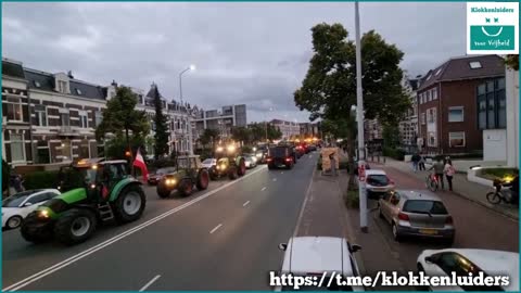 Nijmegen 💪 Farmers protest globalist new world order WEF plan to reduce Farms 8-7-2022