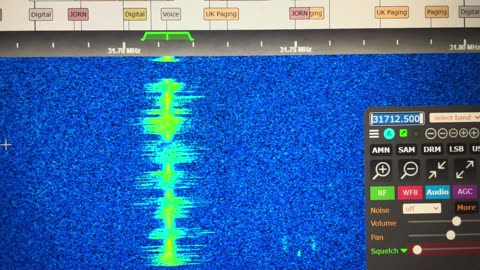 27.940 MHz FM Data Stream + POCSAG Paging 27940 kHz 11 Meter Band [G8JNJ SDR] 24 Feb 2024