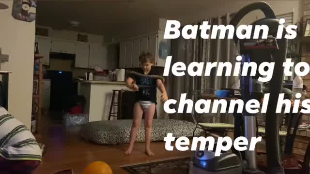 Batman is learner control his anger