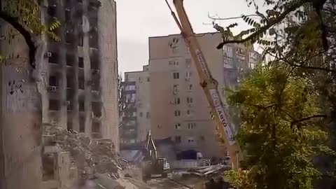 House demolitions in Mariupol