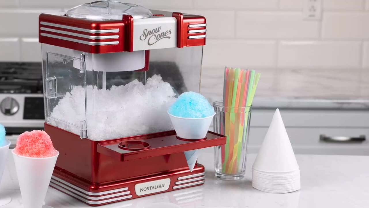 Nostalgia Snow Cone Shaved Ice Machine