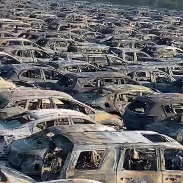 3.500 carros de alquiler incendiados