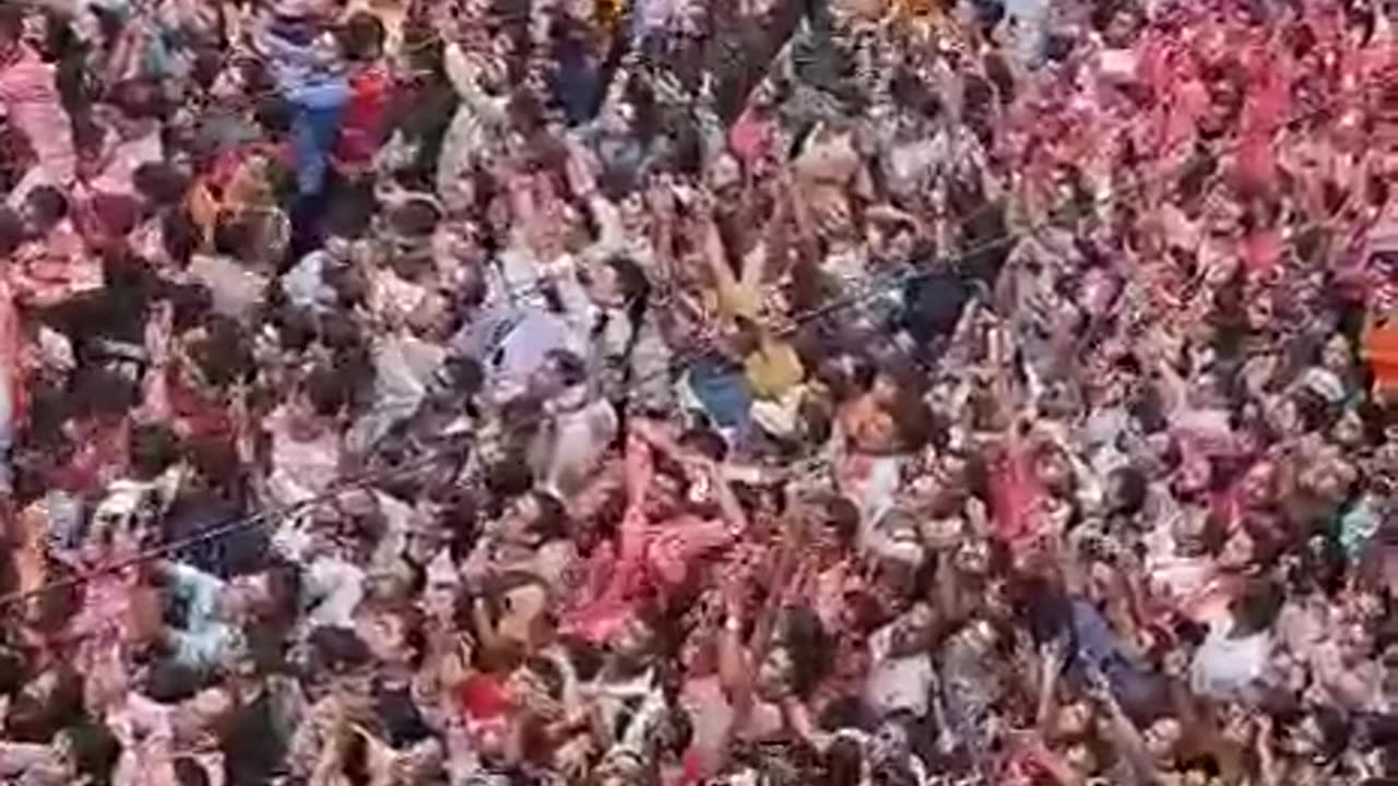 Huge crowd in india