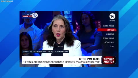 יוליה שמאלוב ברקוביץ' מנכלית חדשות 13 היוצאת הציבור בישראל שבוי ערוצי המיינסטרים לא מספרים את האמת ראיון מלא