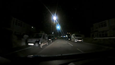 Night driving. Tenby. Wales. Speedlapse. GoPro.
