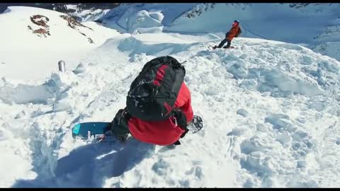 Skiing with friends