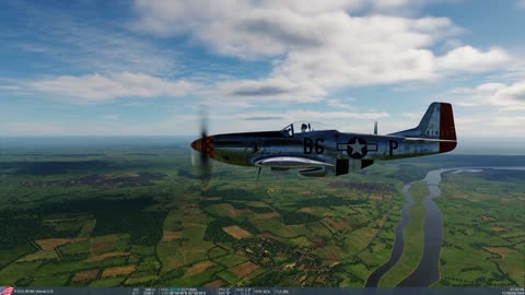 P51Ds vs FW190A8s 3v4--DCS 2.9.8+