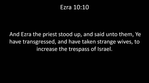 KJV Bible Ezra Chapter 10