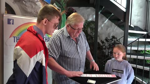 Celebrity Magician Malcolm Norton with Jamie 31st May 2019.