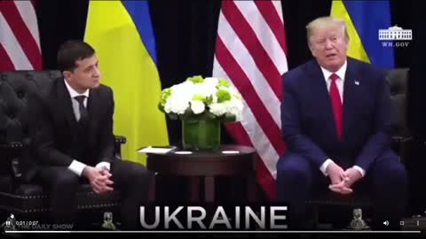 Zelensky's revealing reaction to Trump's mention of corruption in Ukraine...