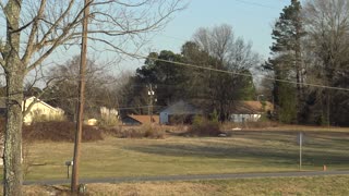 Local CSX Train Passing Through Alexis 1-31-22