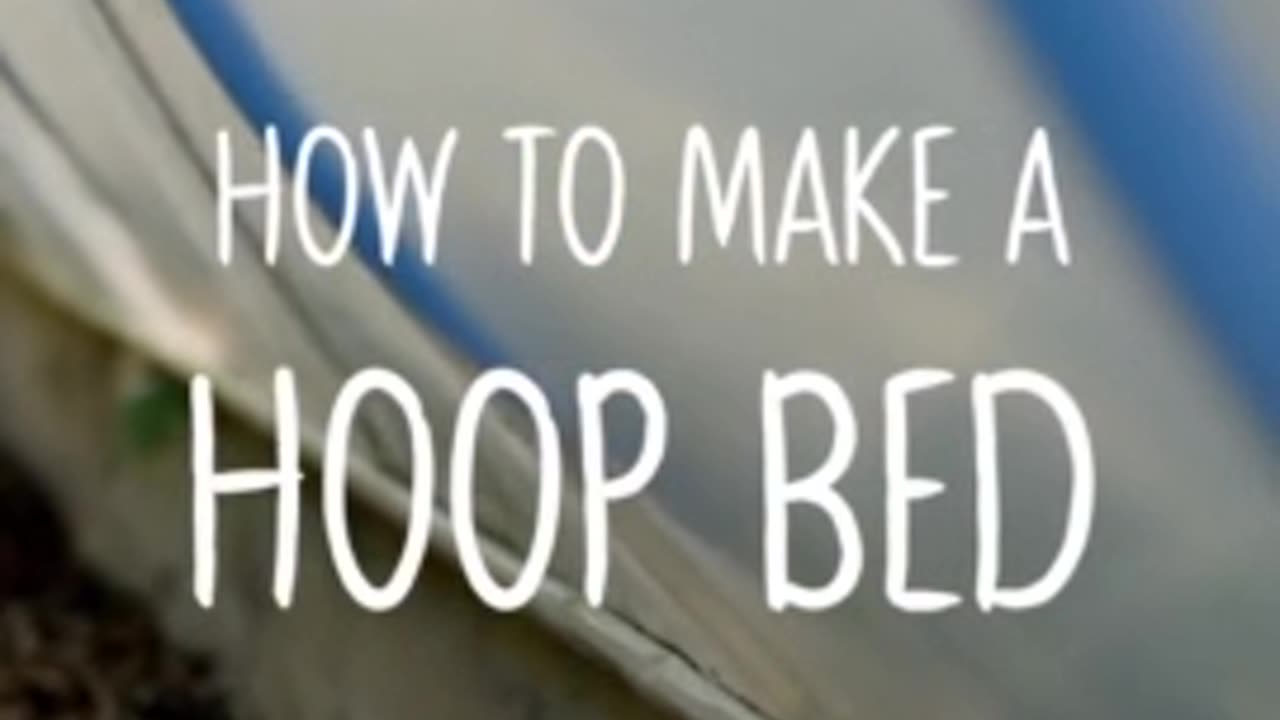 Growing-How To Make A Hoop Bed (cost efficiently)