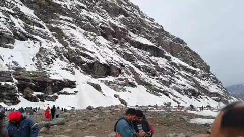 Beautiful Snow Palace Manali Himachal Prades India