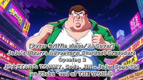 [Peter Griffin sings/AI Cover] JJBA SC Opening 2 JO☆STARS:TOMMY, Coda, JIN - JoJo: Sono Chi no Kioku