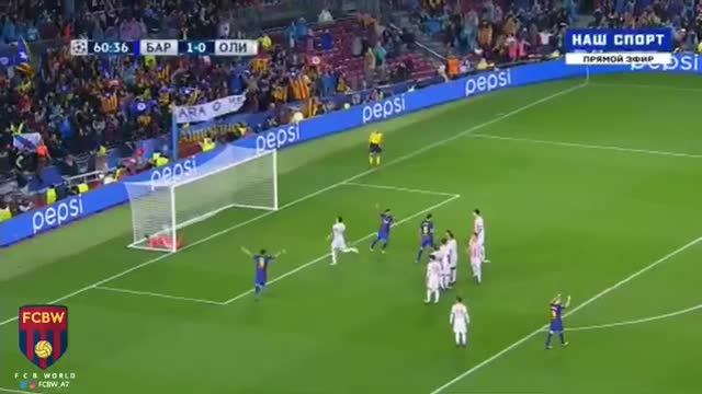 Golazo de Messi vs Olympiacos