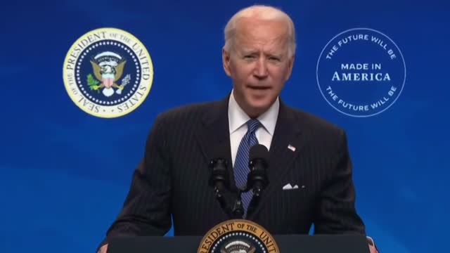 Bumbling Biden Manufacturing Speech 1/25/21