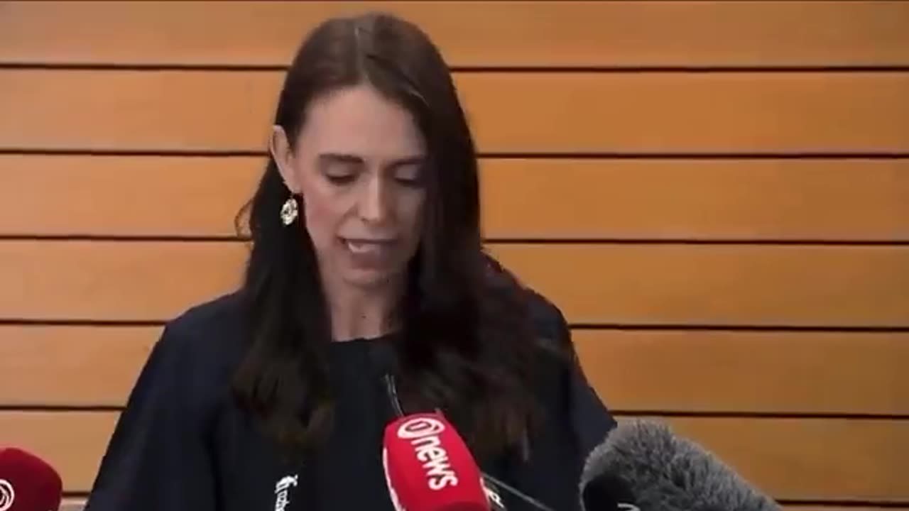 This was WEF Dictator Jacinda Ardern of New Zealand when she resigned.