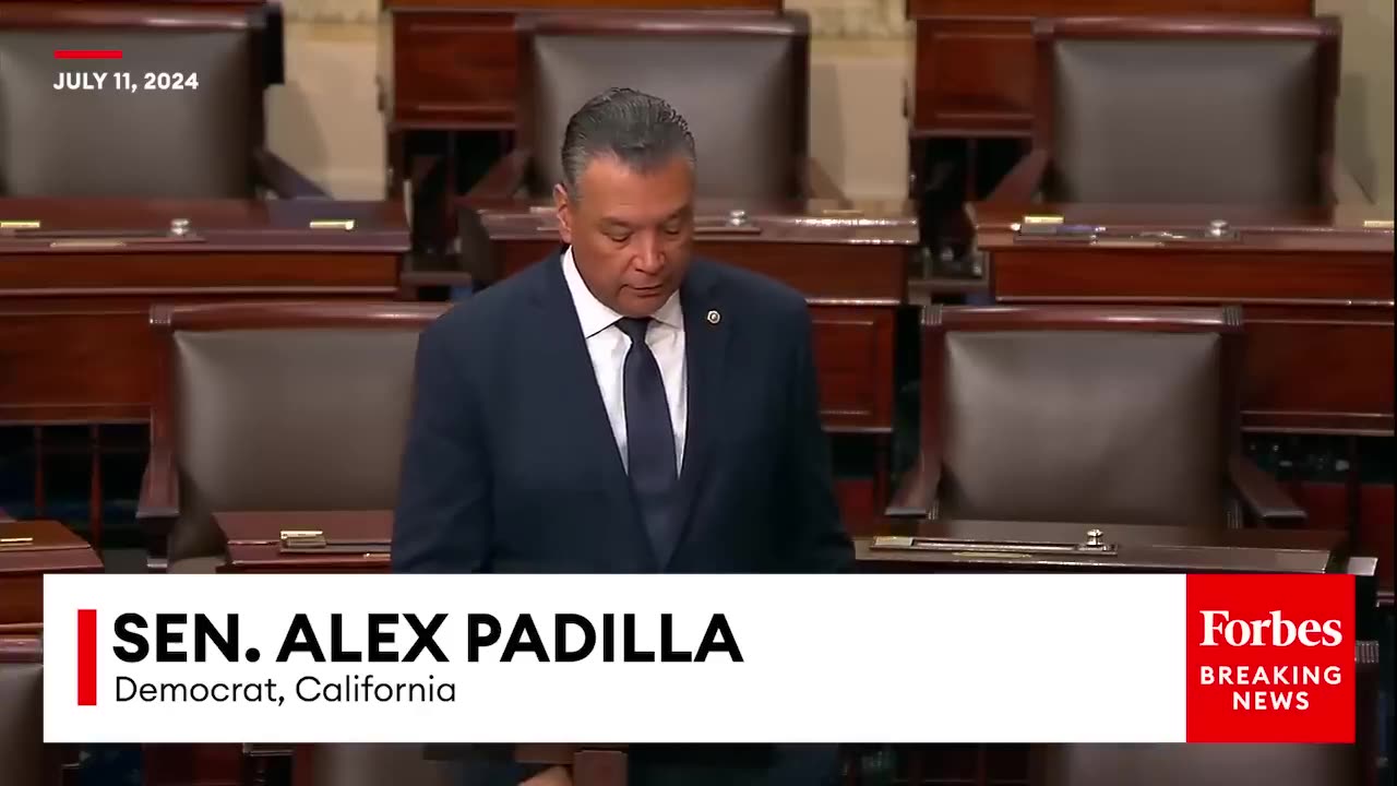 BREAKING NEWS- Mike Lee And Alex Padilla Have Floor Battle Over Contentious SAVE Act