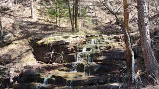 Pretty Roadside Waterfall - Mt Magazine, Arkansas