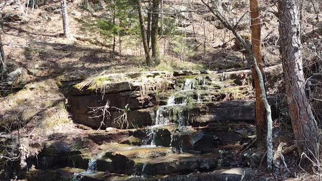 Pretty Roadside Waterfall - Mt Magazine, Arkansas