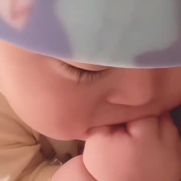 The little cutie who sucks his fingers