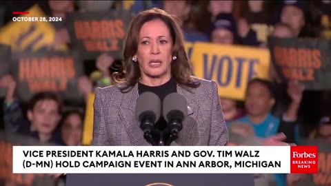 'Hey Guys, I Hear You'- Kamala Harris Responds To Anti-Gaza War Hecklers At Michigan Rally