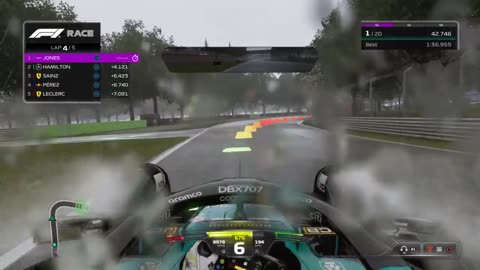 F1® 23 Formula 1 Pirelli Gran Premio D'Italia | Full Wet Weather Battle | PS4 Gameplay