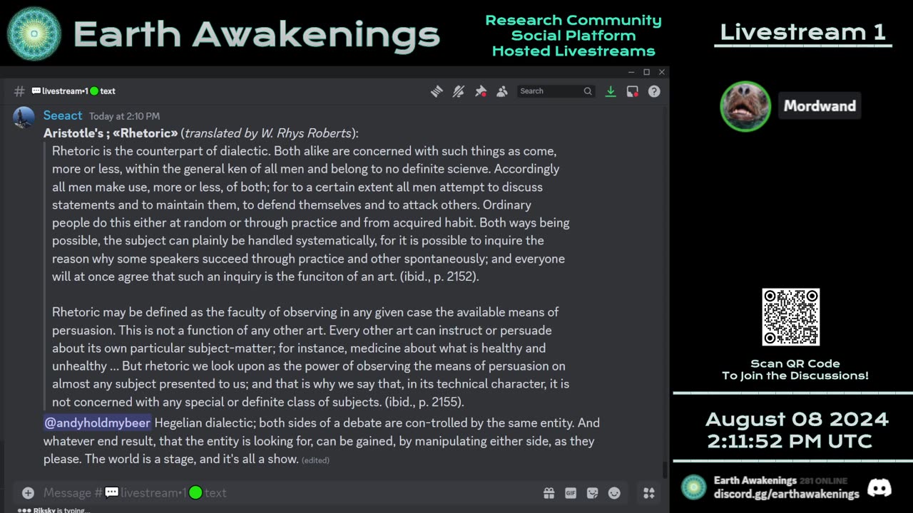 Earth Awakenings - Livestream 1 - #1785