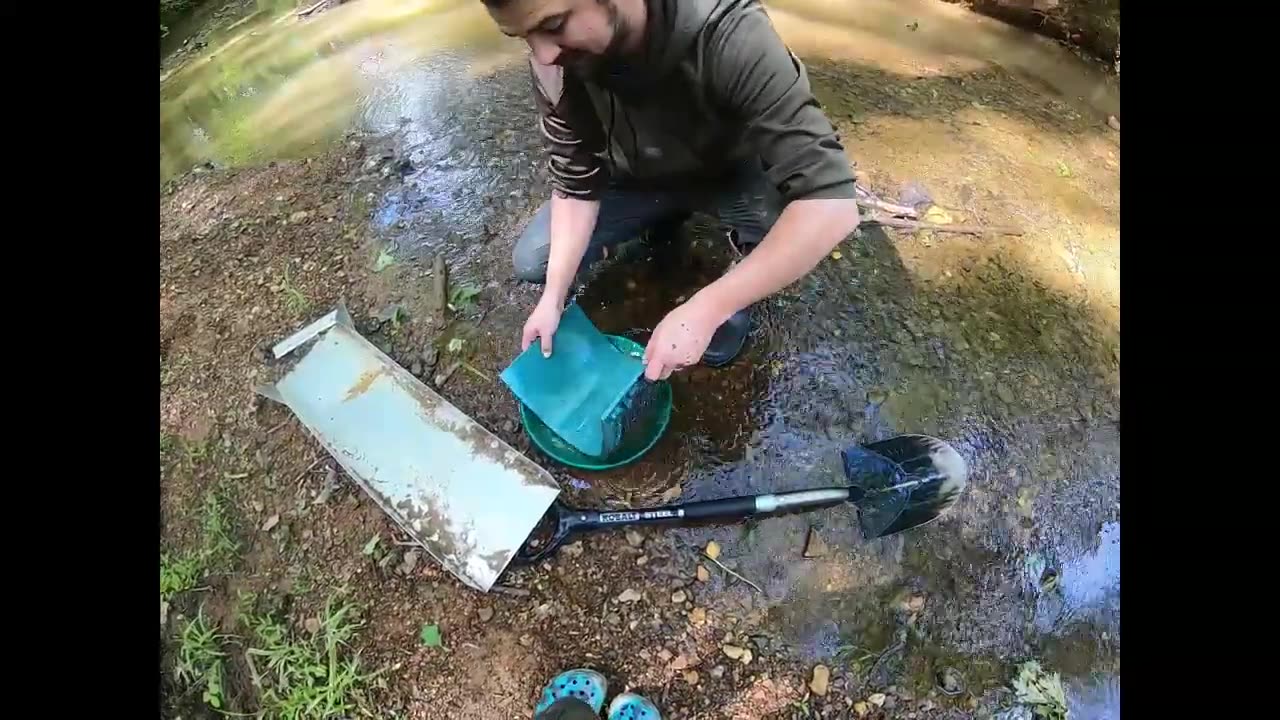 Placer gold deposit still producing gold!