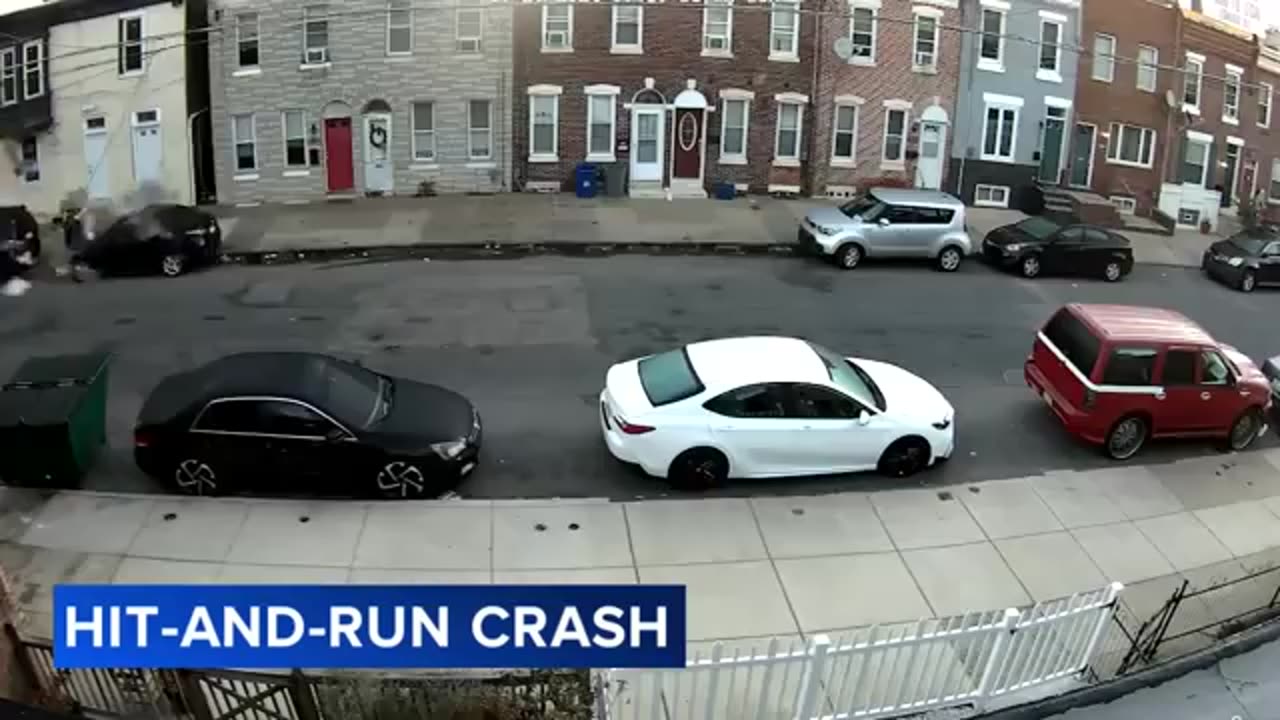 4 juveniles sought after crash in Philadelphia leaves 1 critically injured, several cars damaged