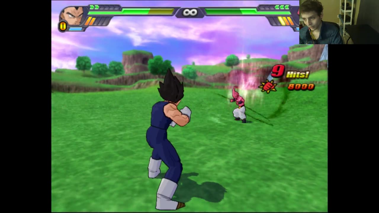 Vegeta VS Kid Buu In A Dragon Ball Z Budokai Tenkaichi 3 Battle With Live Commentary