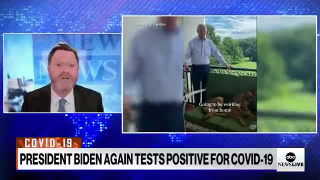 Biden tests positive for COVID-19 again