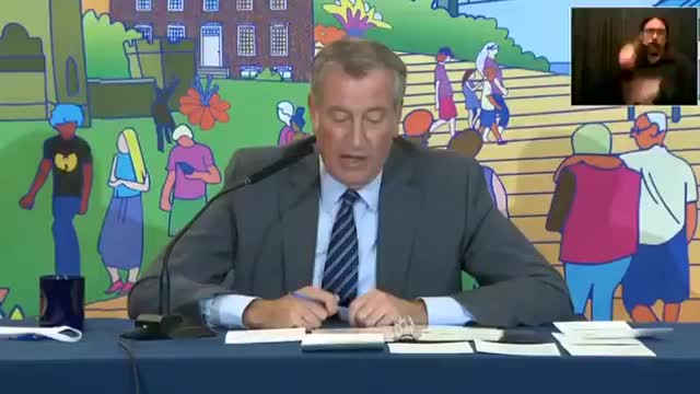 DeBlasio orders all school staff to be injected as from today...