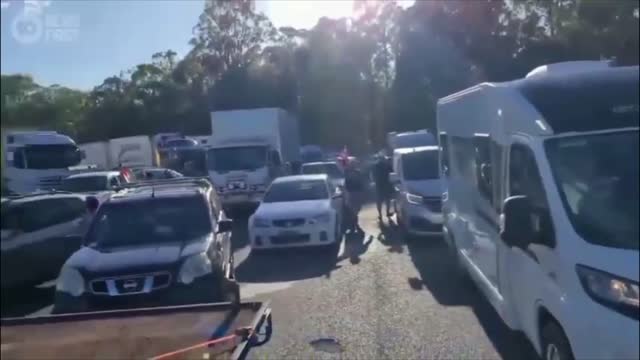 Australian drivers have taken inspiration from a "Freedom Convoy" in Canada to drive to Canberra