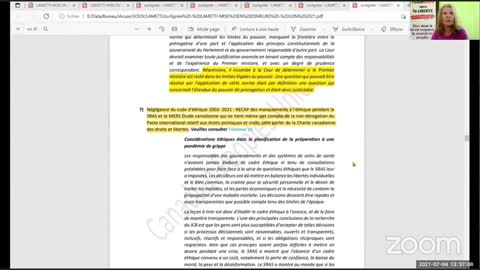 Mise en demeure qui a été déposée le 15 juin 2021 auprès du gouvernement