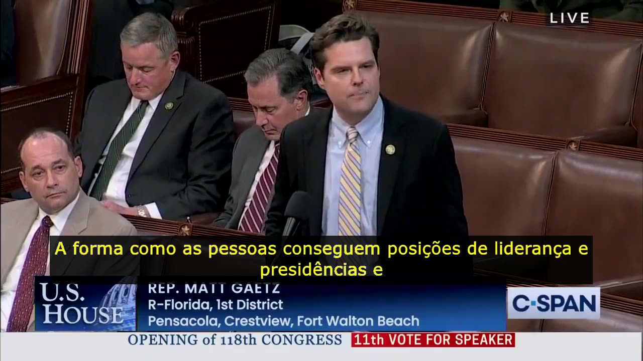 #MattGaetz Naquela época eu nomeei o Presidente Trump para Presidente…