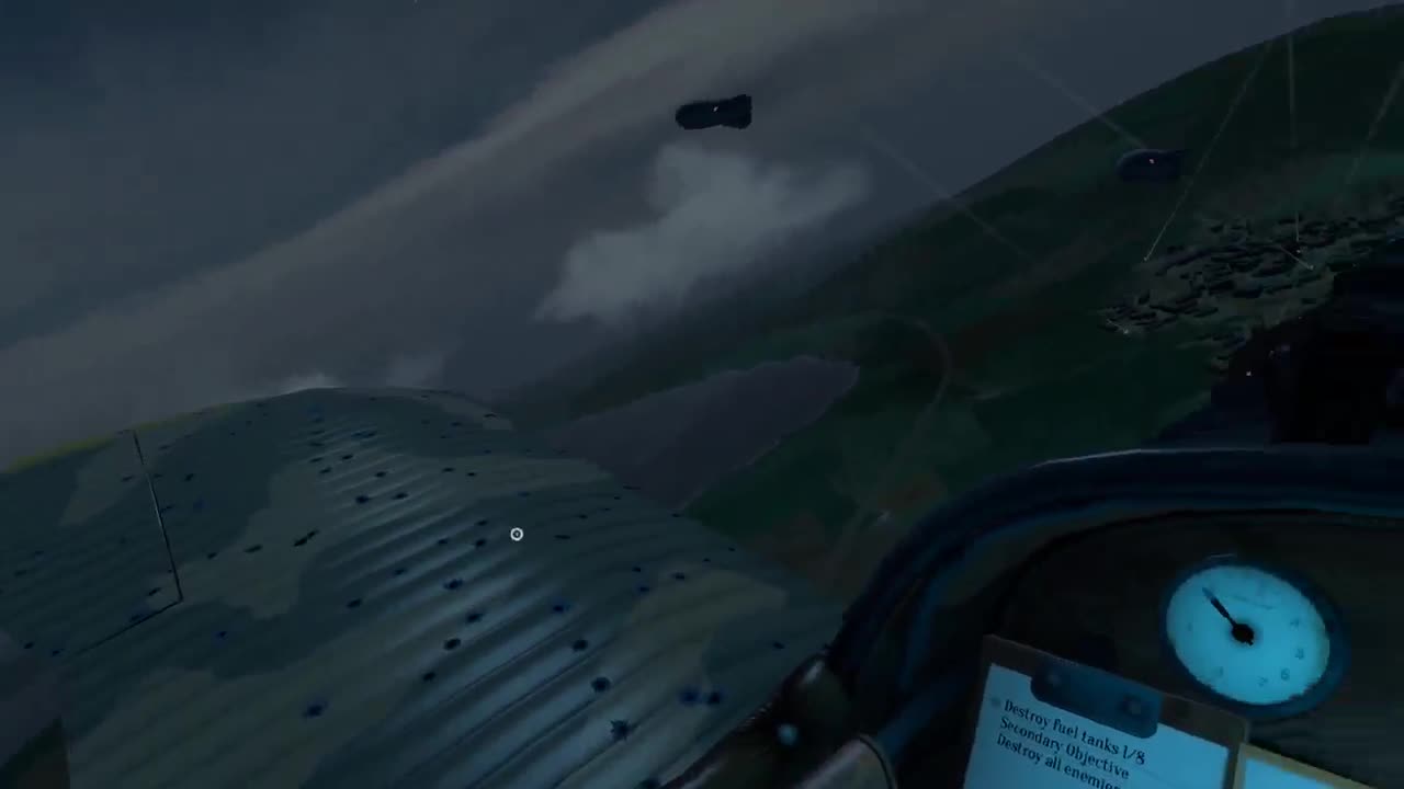 Warplanes; WWI Fighters (Quest 2, VR) - Goofing off, Not helping