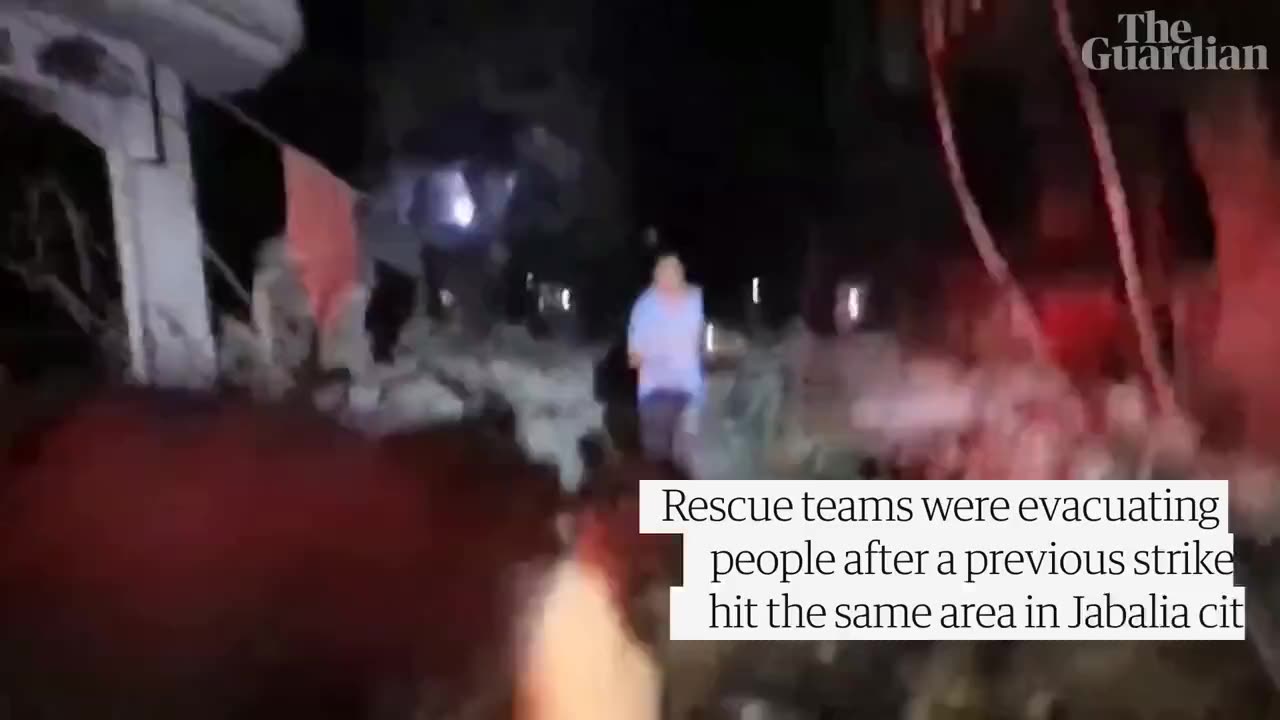 EMERGENCY RESCUE TEAMS TARGETED BY ISRAELI STRIKES