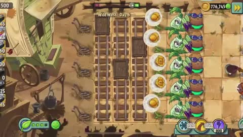 Plants vs Zombies 2 Wild West - Day 6