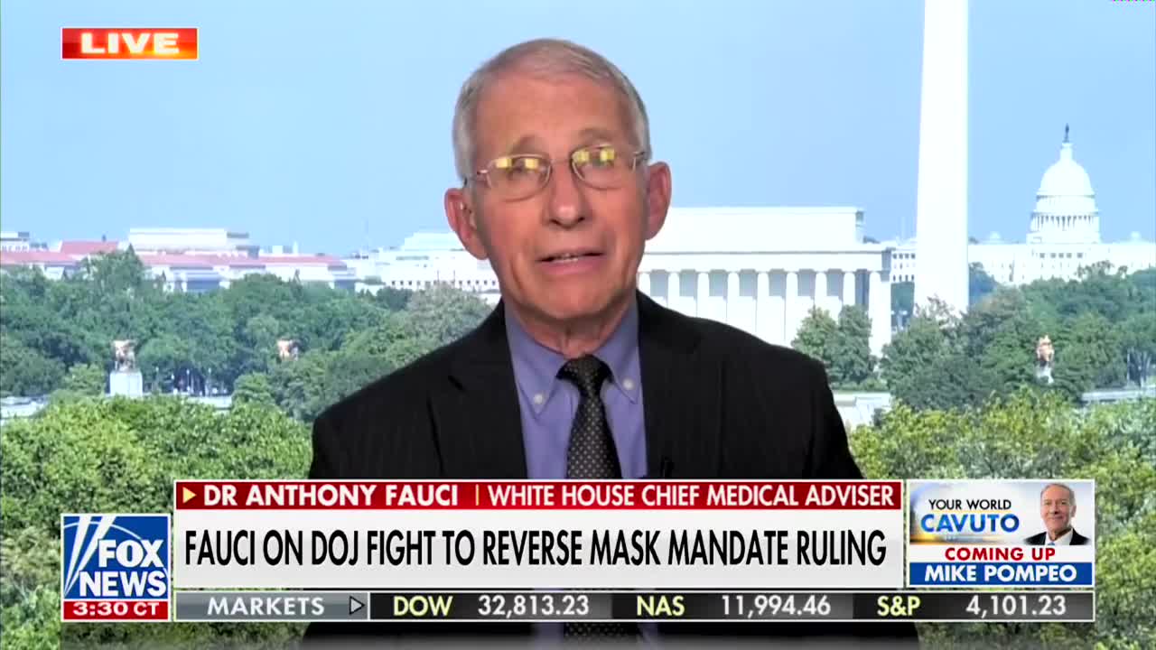 Fauci Admits Fight Over Travel Mask Mandate Is All About Hoarding Power