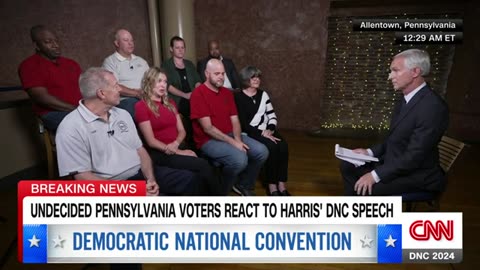 These undecided voters said Harris’ speech made up their minds. Hear why