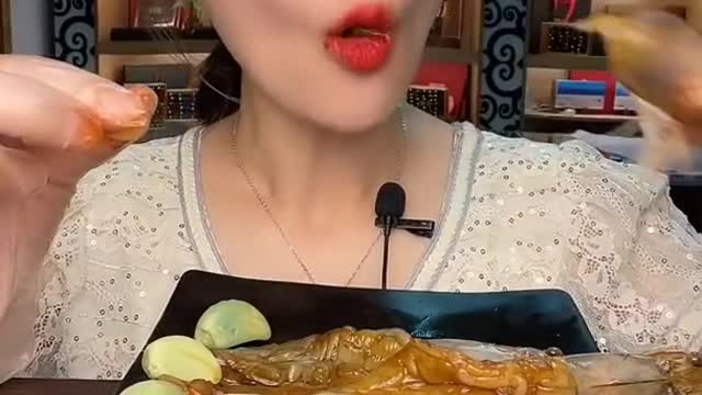 A variety of soy sauce shrimp mukbang ASMR REAL SOUNDS EATING SHOW MUKBANG #77