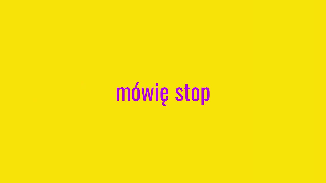mówię stop