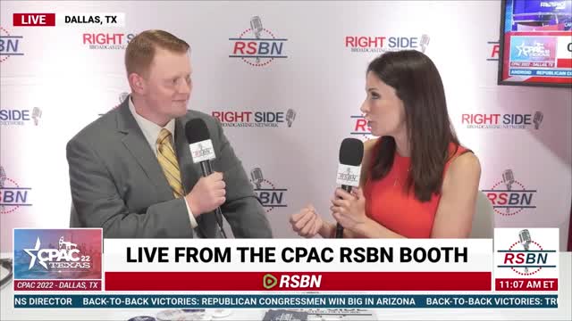 CPAC 2022 in Dallas, Tx | Interview With Tudor Dixon | Nominee for Gov. of Michigan 8/6/22