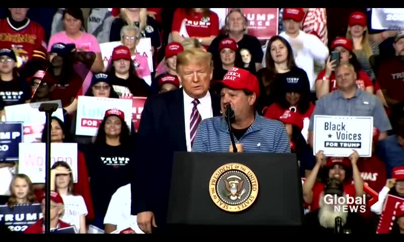 "Miracle on Ice" former captain speaks at Trump rally