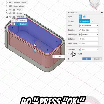 Fusion360: Make a Rounded Box