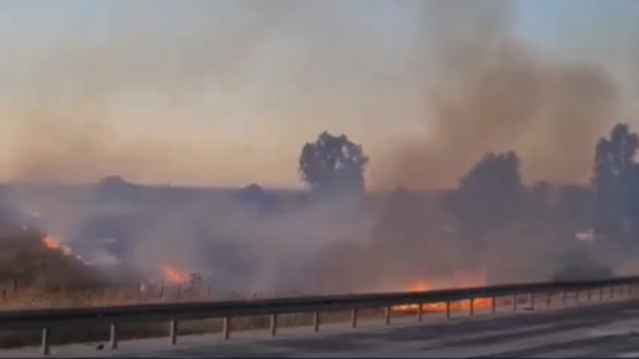 Northern Israel is on fire after Hezbollah fired dozens of rockets from Lebanon.