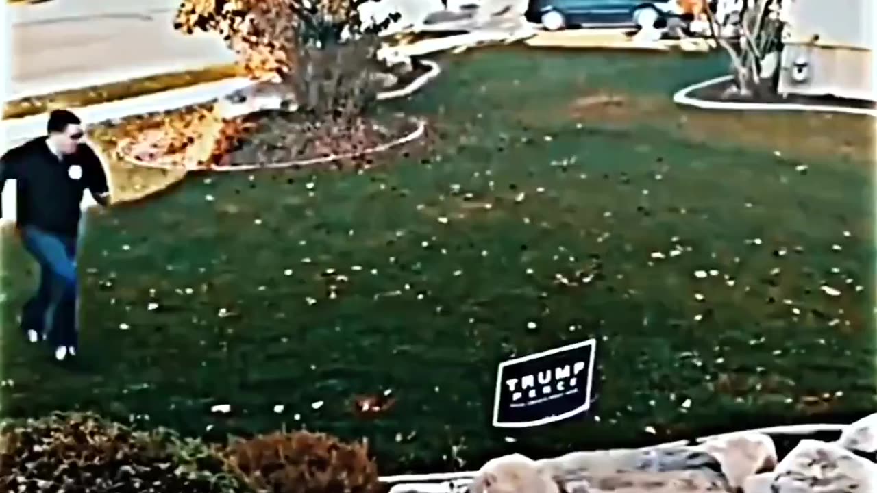 Man electrified his Trump sign and set up a camera for people to come steal it